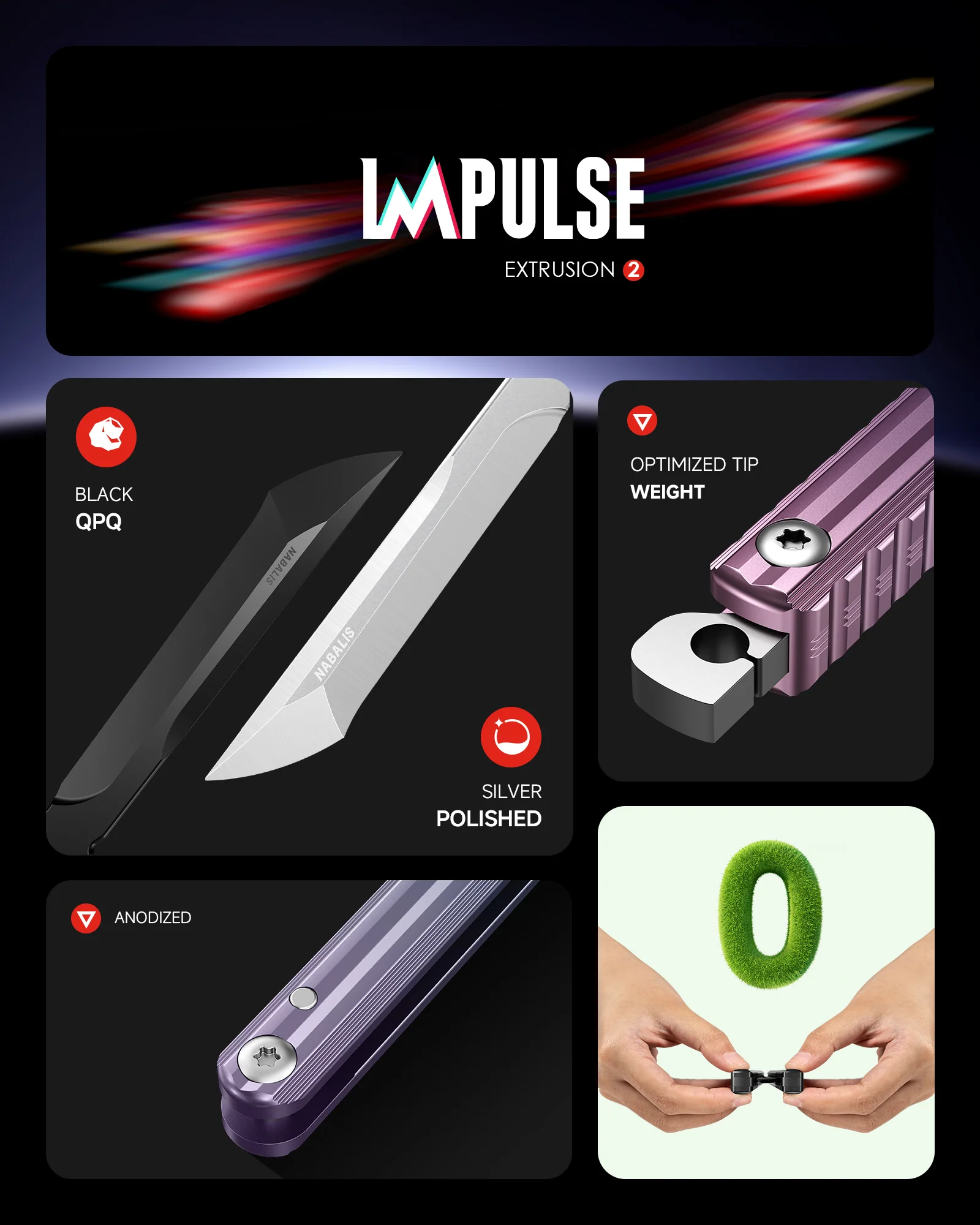 The Extrusion 2 - Impulse Balisong with False Edge - Image 3