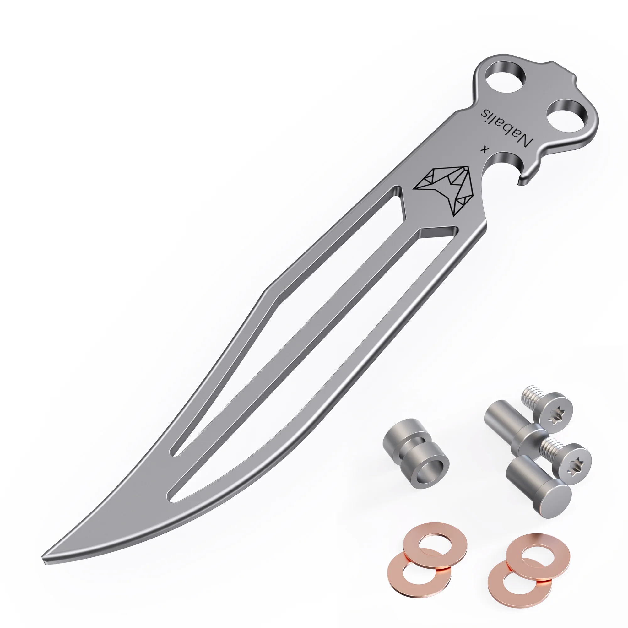 Butterfly Knife Blade Only for Nabalis Vulp & Impulse trainer Balisong Knife - Image 2